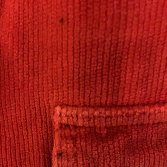 Red Corduroy Lucky Brand Fall or Winter Jacket - Picture 4 of 4